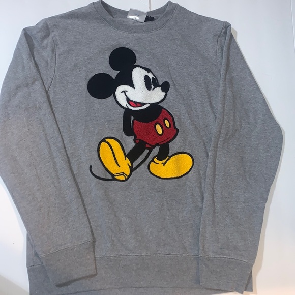Tops - Gray Mickey Mouse sweatshirt size Medium